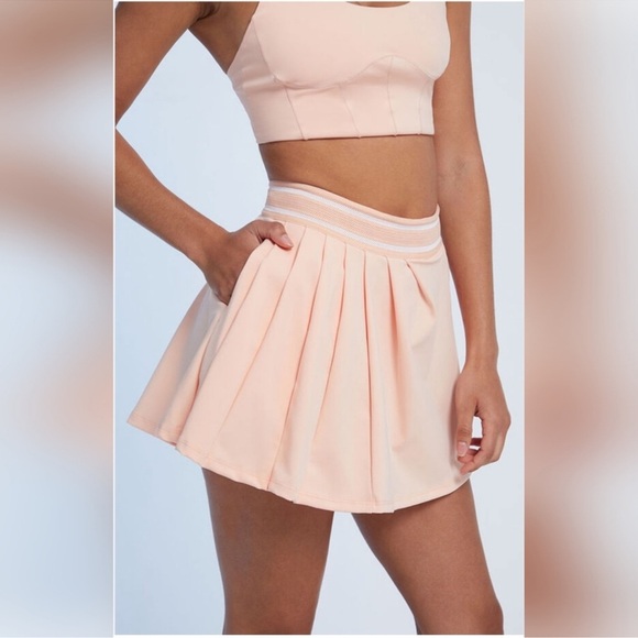 Free People Movement Round Robin Skort In Peaches - Size Small - Picture 4 of 16